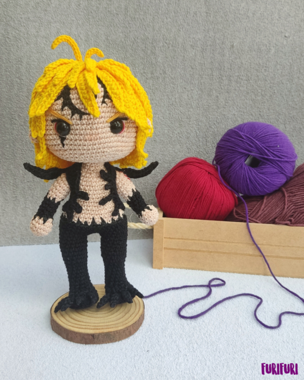 Meliodas (Modo Assalto) - Receita de Amigurumi - Image 2