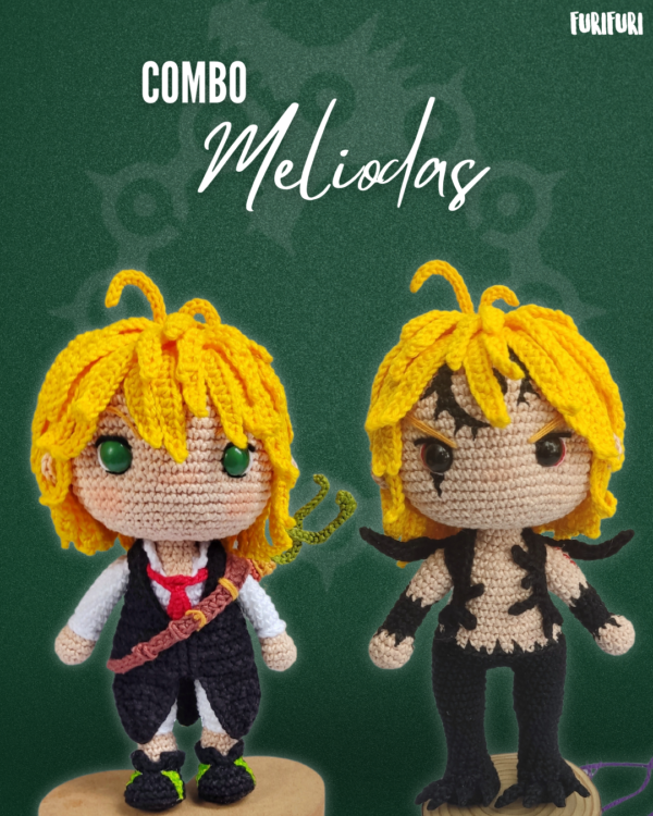 Combo Meliodas - Receitas de Amigurumi