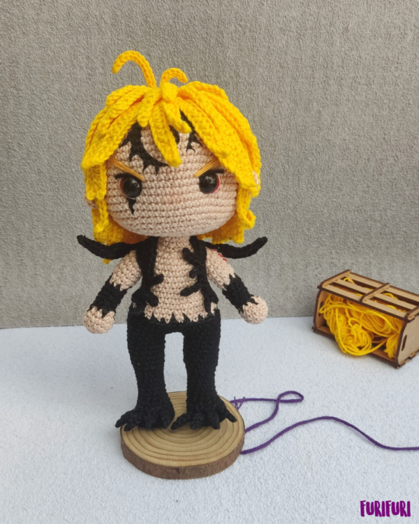 Meliodas (Modo Assalto) - Receita de Amigurumi - Image 3