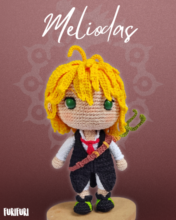 Meliodas - Receita de Amigurumi