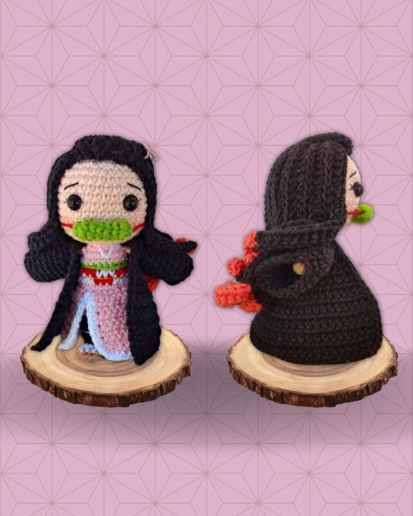 Mini Nezuko - Receita de Amigurumi - Image 3
