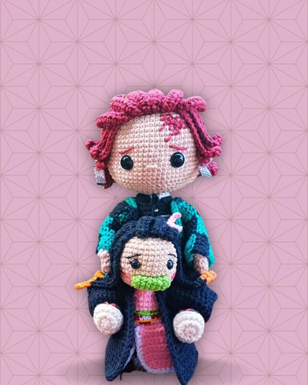 Mini Nezuko - Receita de Amigurumi - Image 4