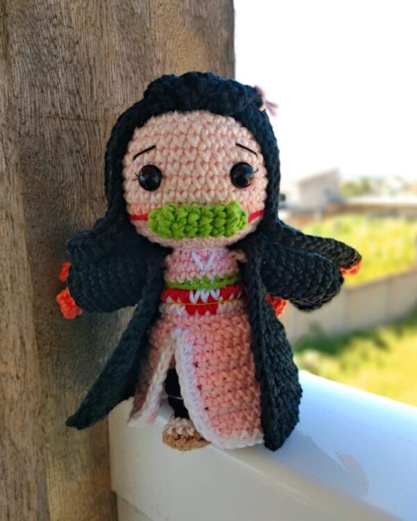 Mini Nezuko - Receita de Amigurumi - Image 2