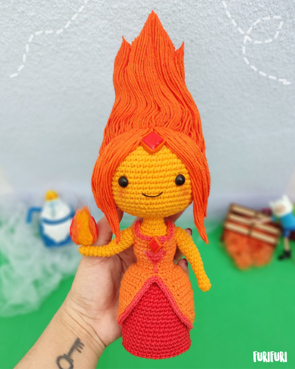 Princesa de Fogo - Receita de Amigurumi - Image 4