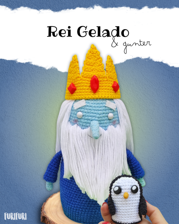 Rei Gelado - Receita de Amigurumi