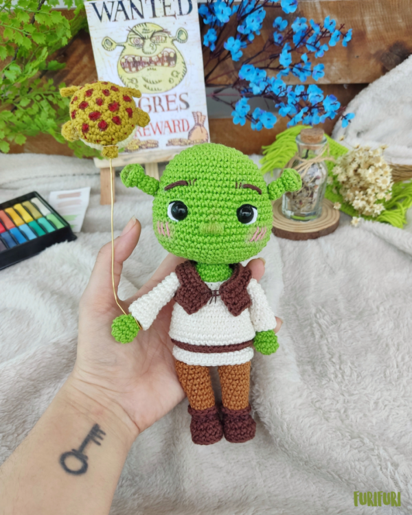 Combo Shrek & Fiona - Receitas de Amigurumi - Image 6