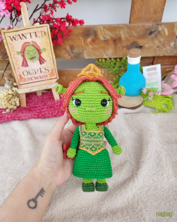 Combo Shrek & Fiona - Receitas de Amigurumi - Image 7