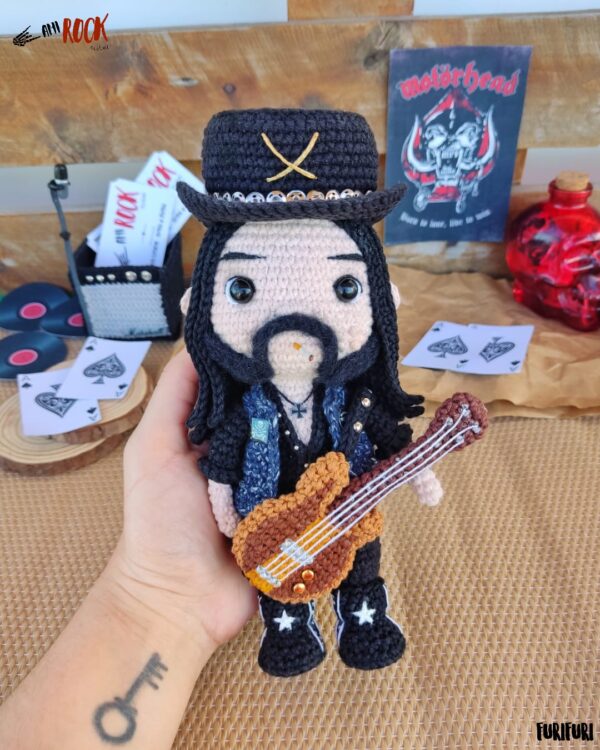 Lemmy Kilmister - Receita de Amigurumi - Image 4