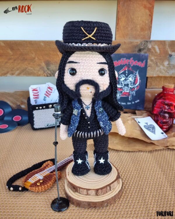 Lemmy Kilmister - Receita de Amigurumi - Image 2