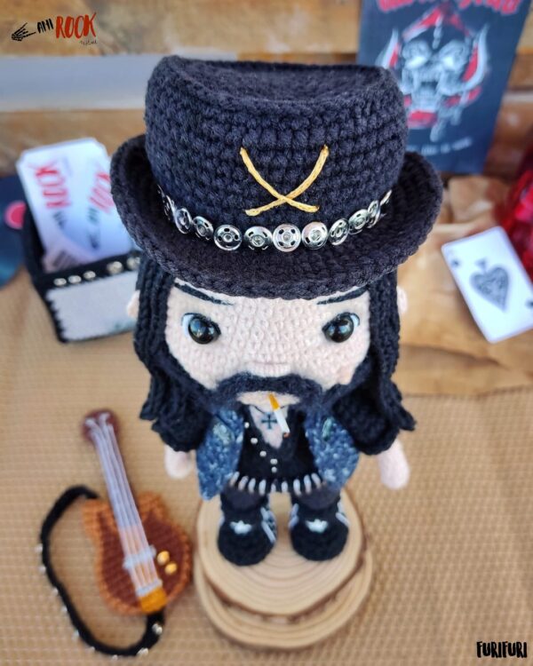 Lemmy Kilmister - Receita de Amigurumi - Image 3