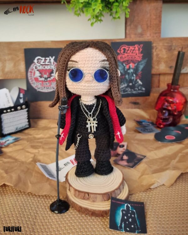 Ozzy Osbourne - Receita de Amigurumi - Image 2