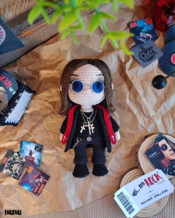 Ozzy Osbourne - Receita de Amigurumi - Image 4