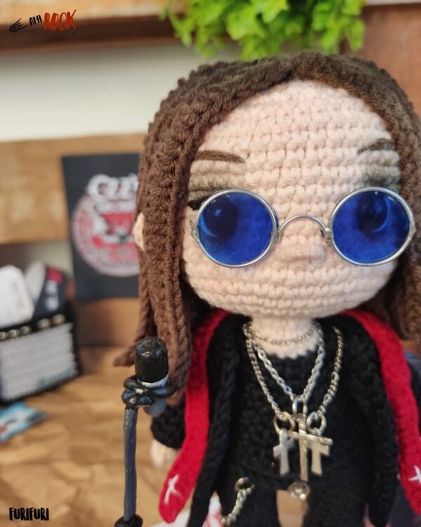 Ozzy Osbourne - Receita de Amigurumi - Image 5