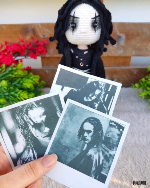 Eric Draven (O Corvo) - Receita de Amigurumi - Image 3