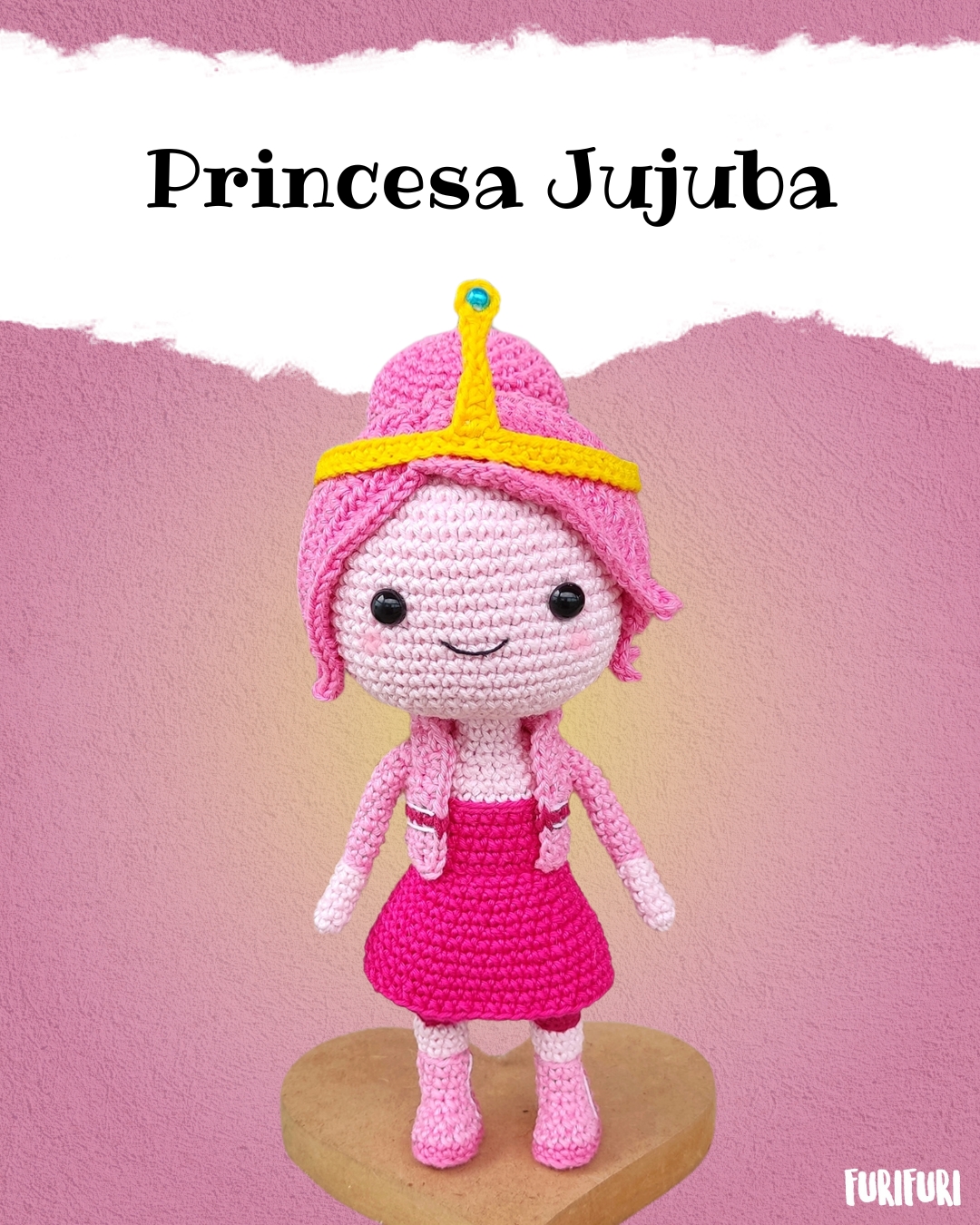 Princesa Jujuba - Receita de Amigurumi