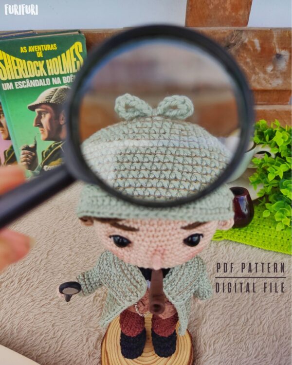 Sherlock Holmes - Receita de Amigurumi - Image 5