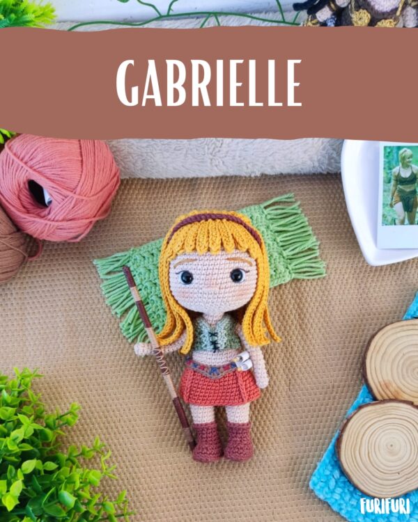 Gabrielle - Receita de Amigurumi