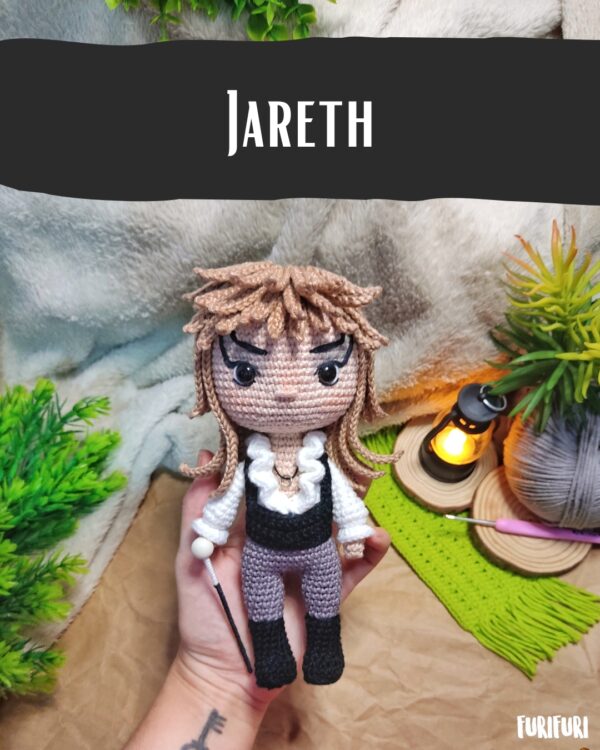 Jareth - Receita de Amigurumi