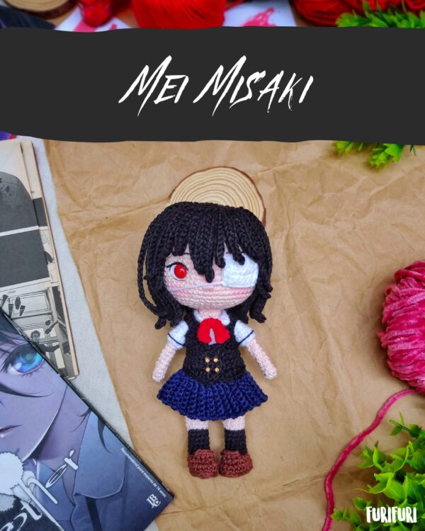 Mei Misaki - Receita de Amigurumi