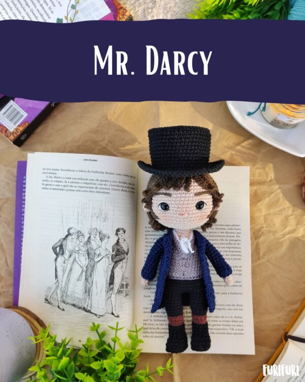 Mr. Darcy - Receita de Amigurumi