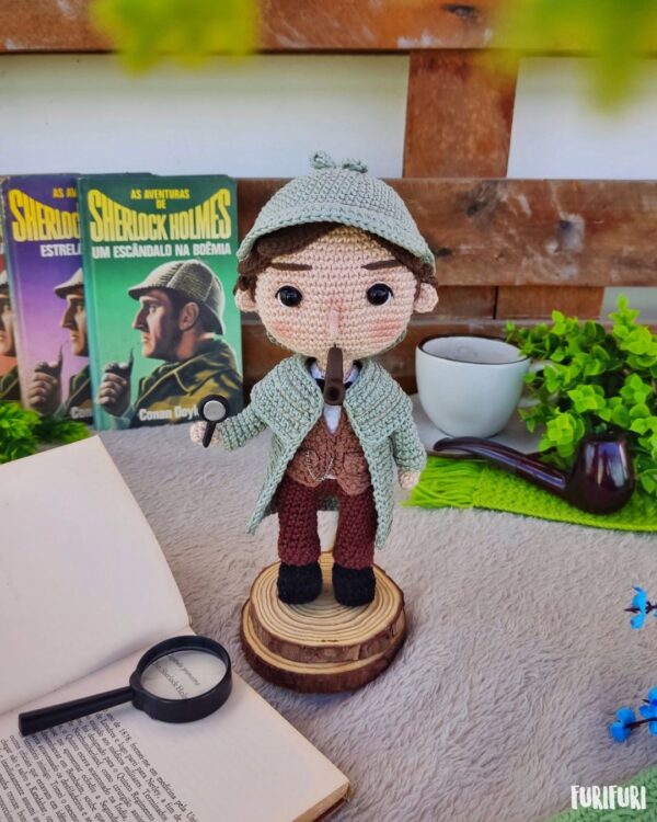 Sherlock Holmes - Receita de Amigurumi - Image 2