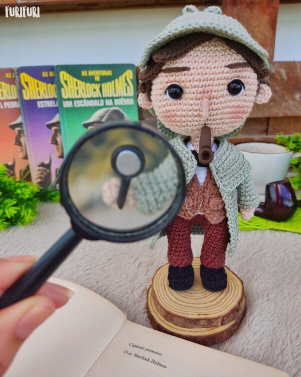 Sherlock Holmes - Receita de Amigurumi - Image 3