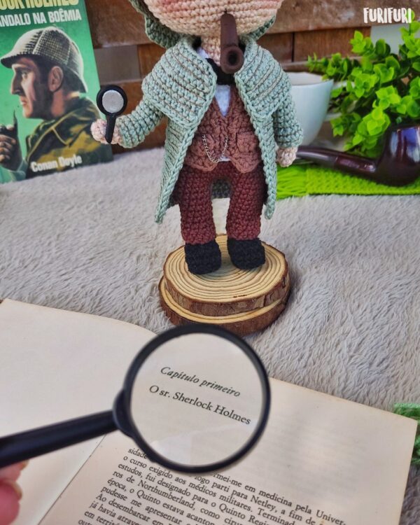 Sherlock Holmes - Receita de Amigurumi - Image 4