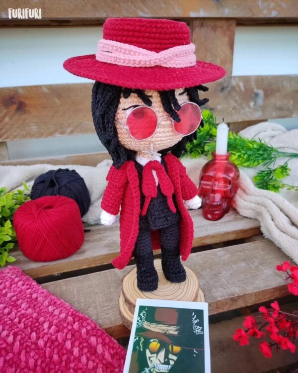 Alucard (Hellsing) - Receita de Amigurumi - Image 4