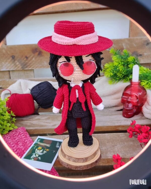 Alucard (Hellsing) - Receita de Amigurumi - Image 5