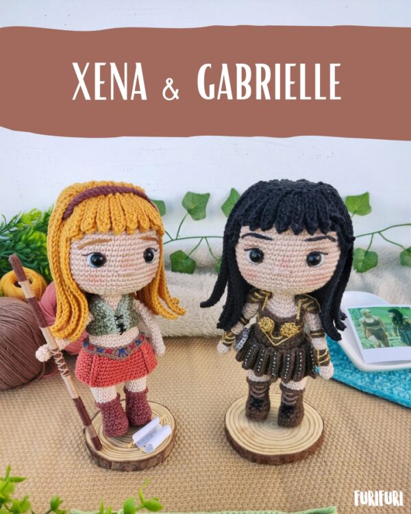 Xena & Gabrielle - Receitas de Amigurumi