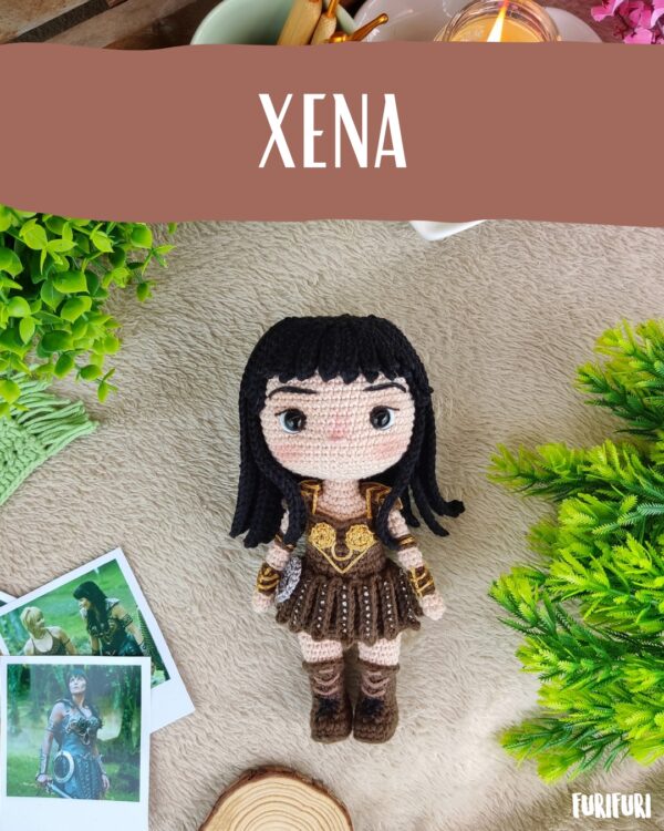 Xena - Receita de Amigurumi